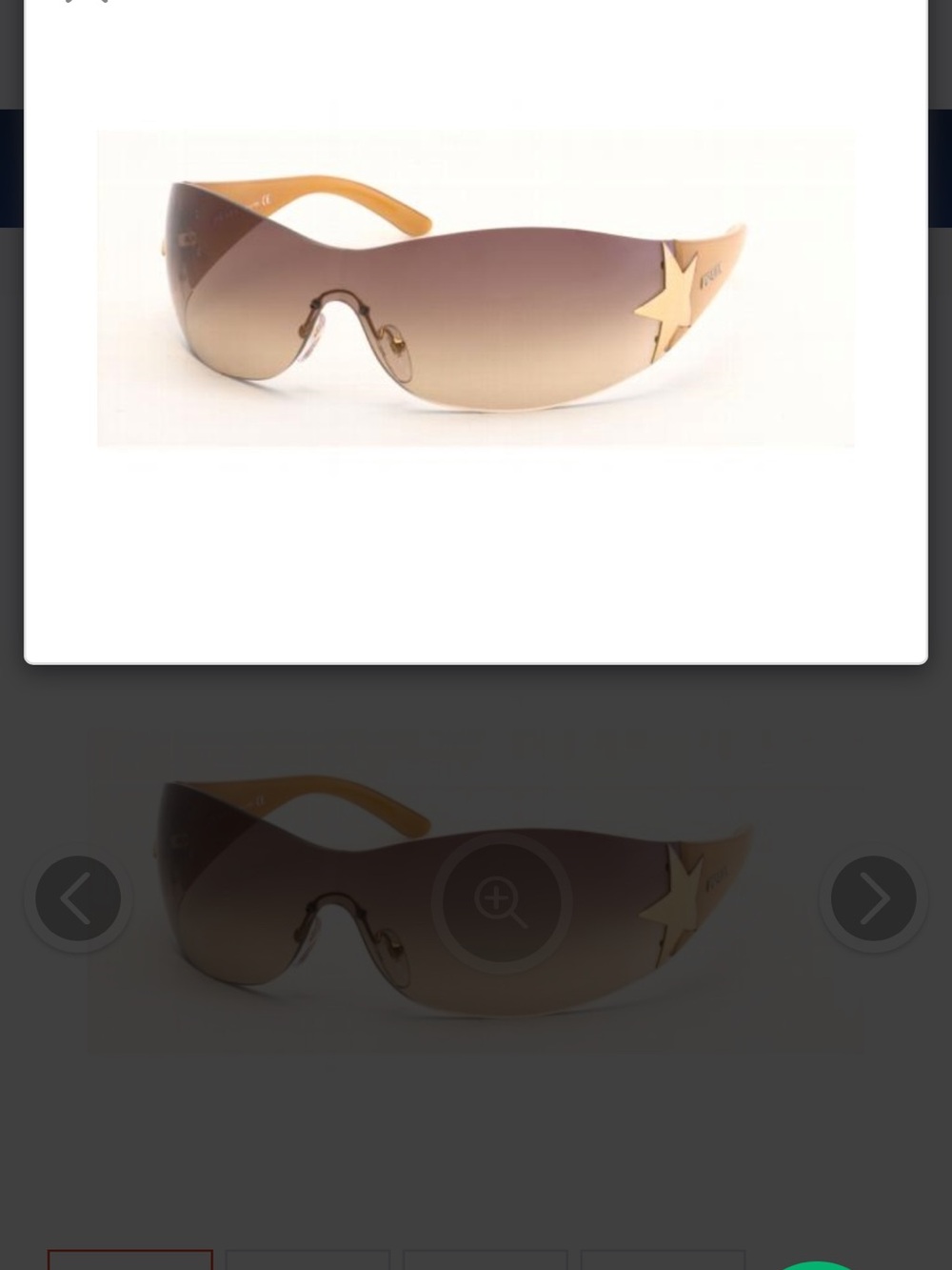Vintage Prada brown y2k star accent shield
PR 72GS Sunglasses like new with box